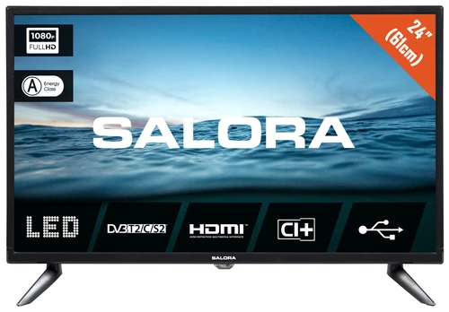 Salora 210 series 24D210 Televisor 61 cm (24") Full HD Negro