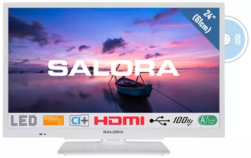Salora 6500 series 24HDW6515 Televisor 61 cm (24") HD Blanco