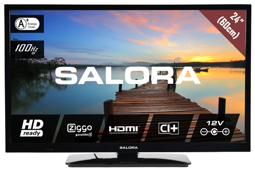 Salora 5900 series 24HML5900 Televisor 61 cm (24") HD Negro