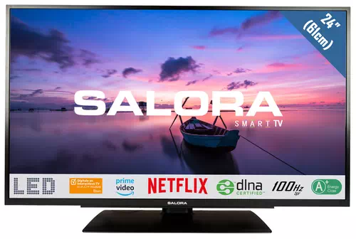 Salora 6500 series 24HSB6502 TV 61 cm (24") HD Smart TV Noir