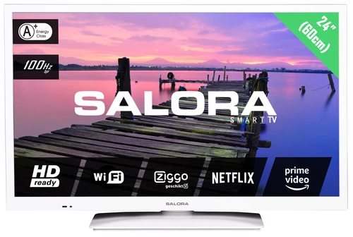 Salora 3704 series 24HSW3714 TV 61 cm (24") HD Smart TV Wi-Fi Black