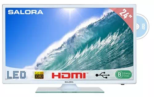 Salora 24LED2615DW TV 61 cm (24") Full HD Blanc