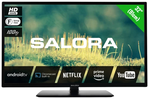 Salora 2204 series 32EHA2204 TV 81.3 cm (32") HD Smart TV Wi-Fi Black
