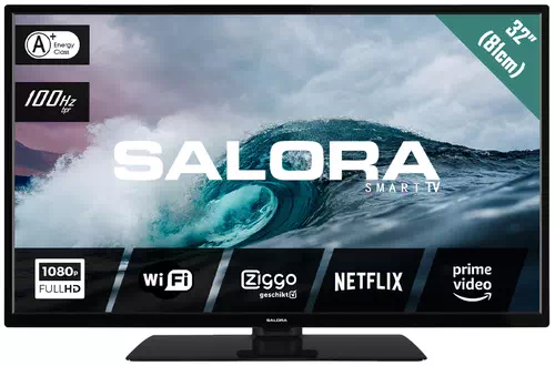 Salora 304 series 32FS304 TV 81.3 cm (32") Full HD Smart TV Wi-Fi Black