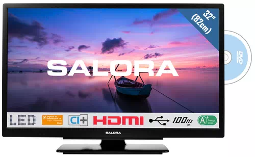 Salora 6500 series 32HDB6505 TV 81,3 cm (32") HD Noir