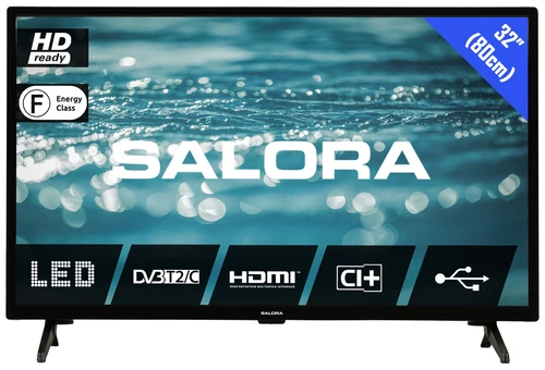Salora 110 series 32HL110 TV 81,3 cm (32") HD Noir
