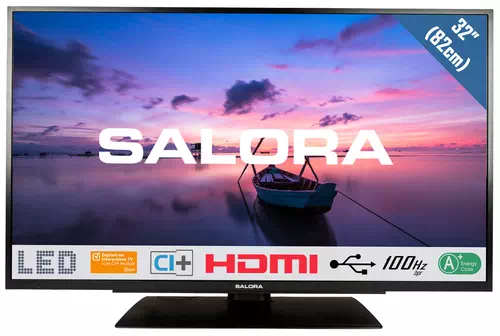 Salora 6500 series 32HLB6500 TV 81,3 cm (32") HD Noir