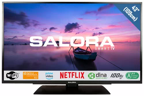 Salora 6500 series 43FSB6504 TV 109,2 cm (43") Full HD Smart TV Wifi Noir