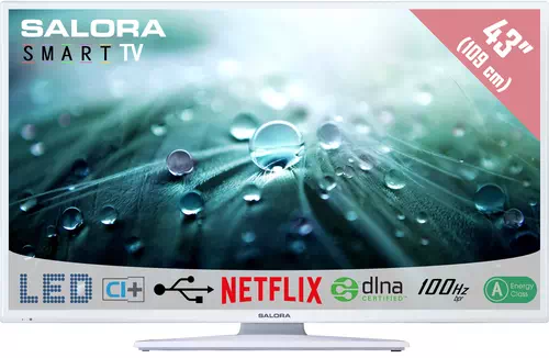 Salora 43LED9112CSW TV 109,2 cm (43") Full HD Smart TV Blanc