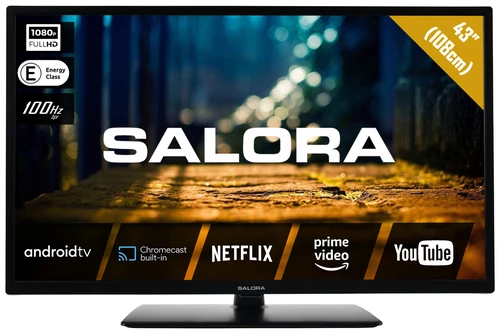 Salora 4404 series 43XFA4404 TV 109.2 cm (43") Full HD Smart TV Wi-Fi Black