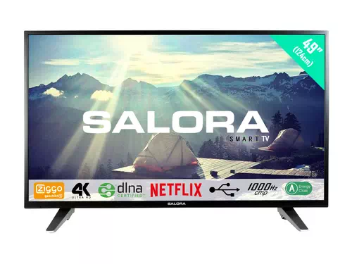 Salora 3500 series 49UHS3500 TV 124.5 cm (49") 4K Ultra HD Smart TV Black