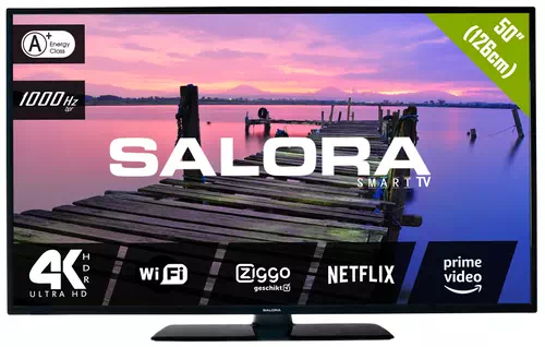 Salora 2704 series 50UHS2704 TV 127 cm (50") 4K Ultra HD Smart TV Wifi Noir