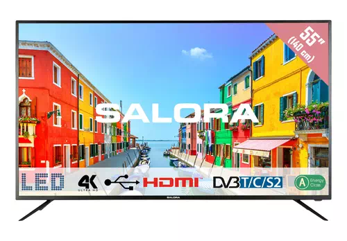 Salora 2500 series 55UHL2500 TV 139.7 cm (55") 4K Ultra HD Black