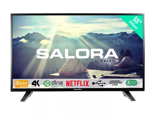 Salora 3500 series 55UHS3500 TV 139.7 cm (55") 4K Ultra HD Smart TV Black
