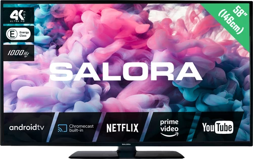Salora 330 series 58UA330 TV 147,3 cm (58") 4K Ultra HD Smart TV Wifi Noir
