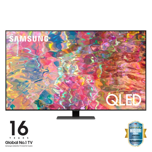 Samsung Series 8 QE55Q80B 139.7 cm (55") 4K Ultra HD Smart TV Wi-Fi Carbon, Silver 0