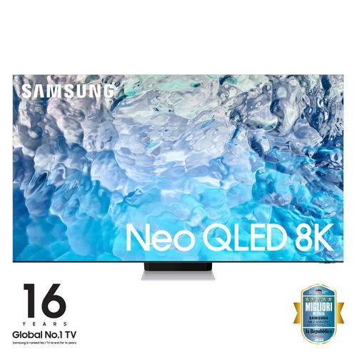 Samsung QE65QN900B 165.1 cm (65") 8K Ultra HD Smart TV Wi-Fi Stainless steel 0