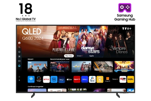 Samsung TV QLED 43" Q60D 2024, 4K, Smart TV 0