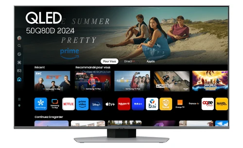Samsung TV AI QLED 50" Q80D 2024, 4K 0