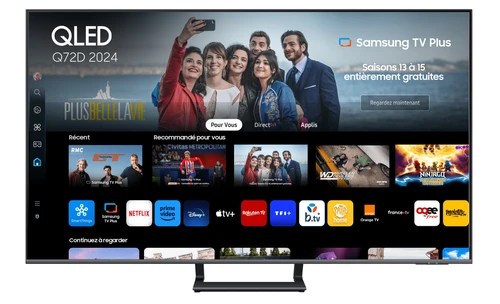 Samsung TV QLED 55" Q72D 2024, 4K, Smart TV 0