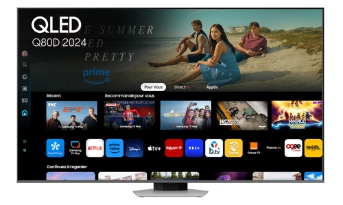 Samsung TV AI QLED 55" Q80D 2024, 4K 0