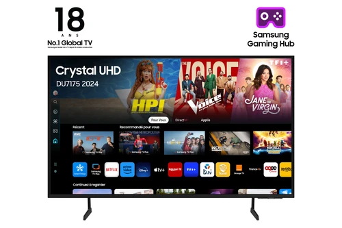 Samsung TV Crystal UHD 55" DU7175 2024, 4K, Smart TV 0