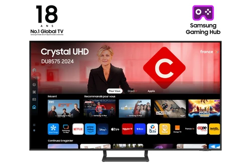 Samsung TV Crystal UHD 55" DU8575 2024, 4K, Smart TV 0