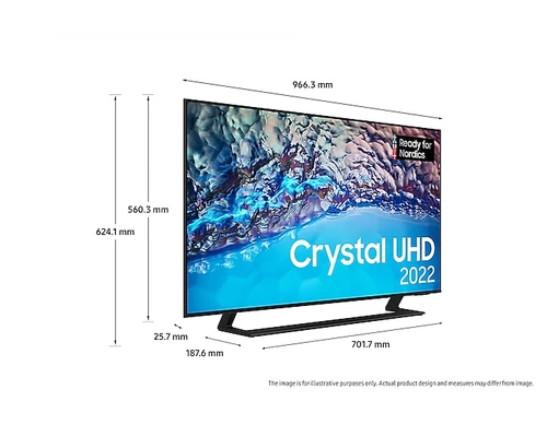 Samsung BU8505 109.2 cm (43") 4K Ultra HD Smart TV Wi-Fi Black 9