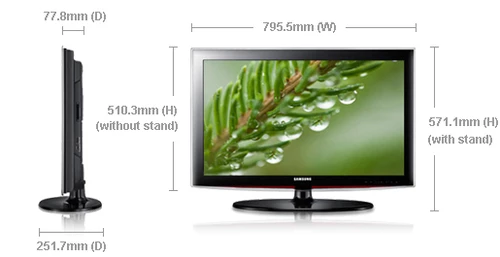 Samsung LE32D450 81.3 cm (32") HD Black 6