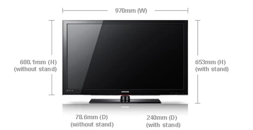 Samsung LE40C530 101,6 cm (40") Full HD Noir 4