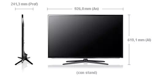 Samsung UE46ES6100W 116.8 cm (46") Full HD Smart TV Wi-Fi Silver 9