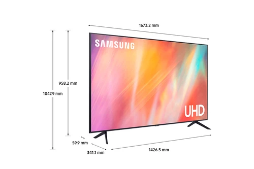 Samsung UE75AU7110KXXU Televisor 190,5 cm (75") 4K Ultra HD Smart TV Wifi Gris 9