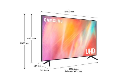 Samsung UE85AU7110KXXU Televisor 2,16 m (85") 4K Ultra HD Smart TV Wifi Gris 9