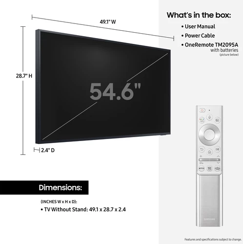 Samsung The Terrace QN55LST7TAF 139.7 cm (55") 4K Ultra HD Smart TV Wi-Fi Black 14