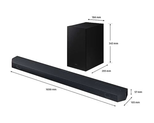 Samsung F-65S95Q600C TV 165.1 cm (65") 4K Ultra HD Smart TV Wi-Fi Black, Titanium 13