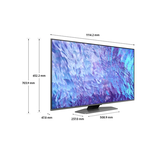 Samsung Series 8 QE50Q80CAT 127 cm (50") 4K Ultra HD Smart TV Wi-Fi Carbon 1