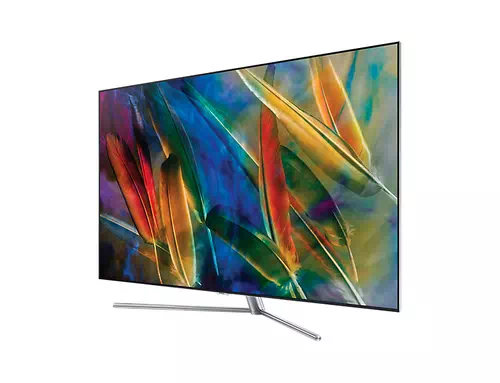 Samsung Q7F QE55Q7FGMTXZG TV 139.7 cm (55") 4K Ultra HD Smart TV Wi-Fi Silver, Stainless steel 1
