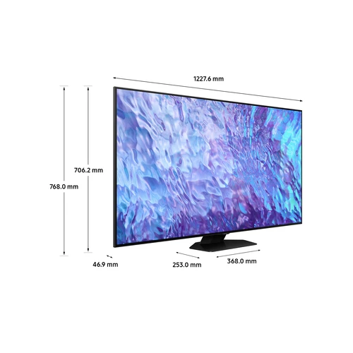 Samsung Series 8 QE55Q80CAT 139,7 cm (55") 4K Ultra HD Smart TV Wifi Carbono 1