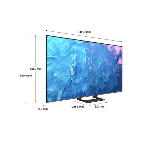 Samsung Series 7 QE65Q70CAT 165,1 cm (65") 4K Ultra HD Smart TV Wifi Titane 1