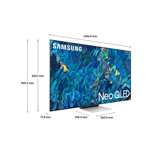 Samsung QE65QN95B 165.1 cm (65") 4K Ultra HD Smart TV Wi-Fi Silver 1