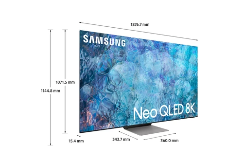 Samsung Series 9 QE85QN900AT 2,16 m (85") 8K Ultra HD Smart TV Wifi Acier inoxydable 1