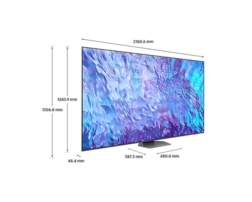 Samsung QE98Q80CATXXU TV 2.49 m (98") 4K Ultra HD Smart TV Wi-Fi Silver 1
