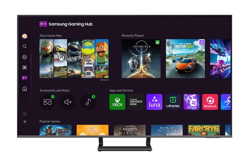 Samsung TV QLED 55" Q72D 2024, 4K, Smart TV 1