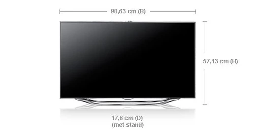 Samsung Series 8 UE40ES8000SXXN TV 101,6 cm (40") Full HD Smart TV Wifi Noir 1