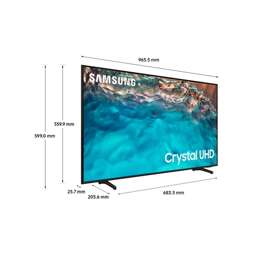 Samsung UE43BU8070KXXU Televisor 109,2 cm (43") 4K Ultra HD Smart TV Wifi Negro 1