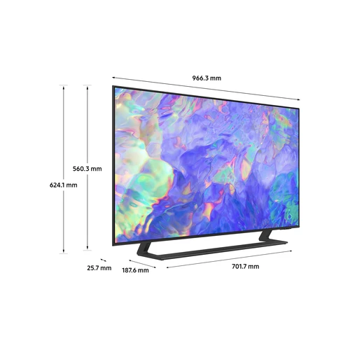 Samsung Series 8 UE43CU8570U 109.2 cm (43") 4K Ultra HD Smart TV Wi-Fi Titanium 1