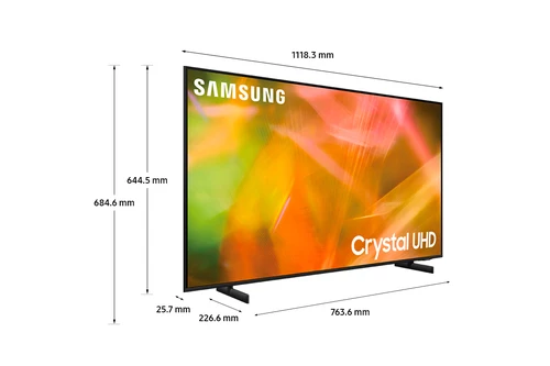Samsung Series 8 UE50AU8000KXXU TV 127 cm (50") 4K Ultra HD Smart TV Wi-Fi Black 1