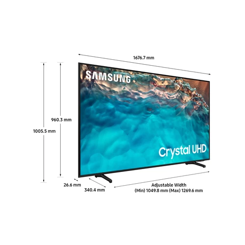 Samsung UE75BU8070KXXU Televisor 190,5 cm (75") 4K Ultra HD Smart TV Wifi Negro 1