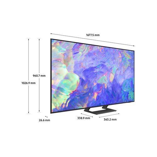 Samsung UE75CU8570U 190,5 cm (75") 4K Ultra HD Smart TV Wifi Titanio 1