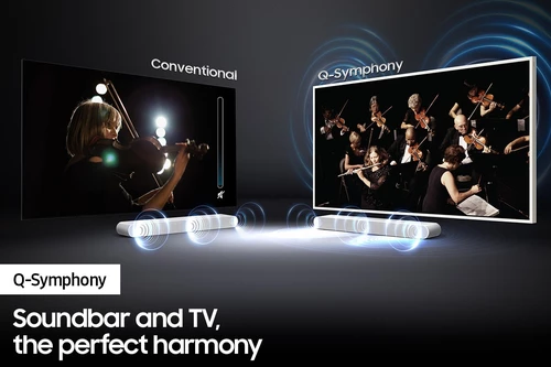 Samsung The Frame 2023 50” QLED 4K HDR Smart TV with S61B S-Series Lifestyle Soundbar 2